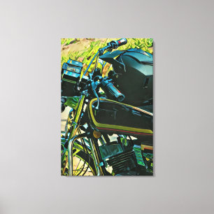 Gifts for a motorcycle rider canvas print