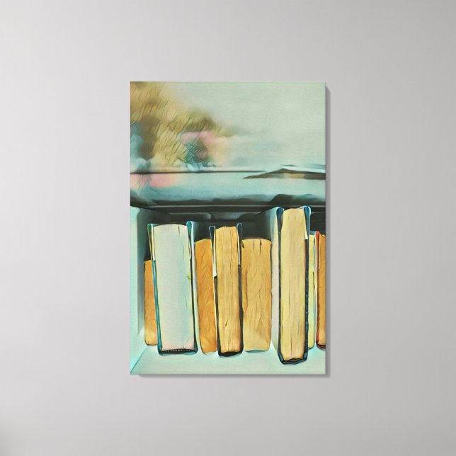 Gifts for book lovers canvas print (Front)