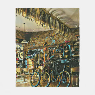 Gifts for cyclists 2022 fleece blanket