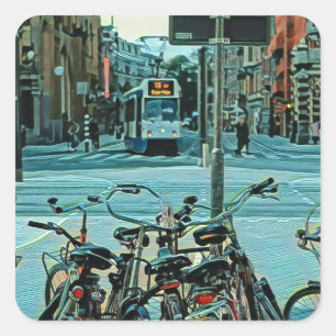 Gifts for cyclists 2022 square sticker