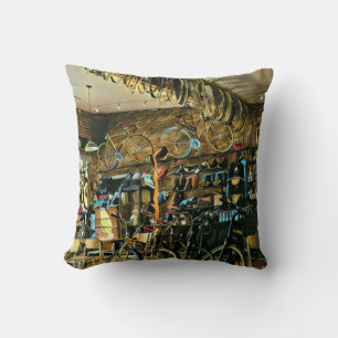 Gifts for cyclists 2022 throw pillow