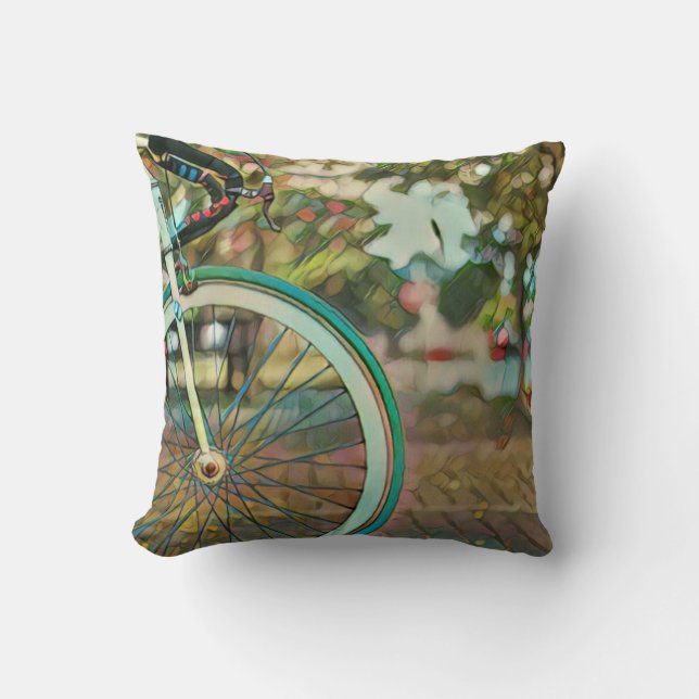 Gifts for cyclists 2022 throw pillow (Front)