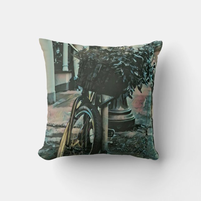 Gifts for cyclists 2022 throw pillow (Front)