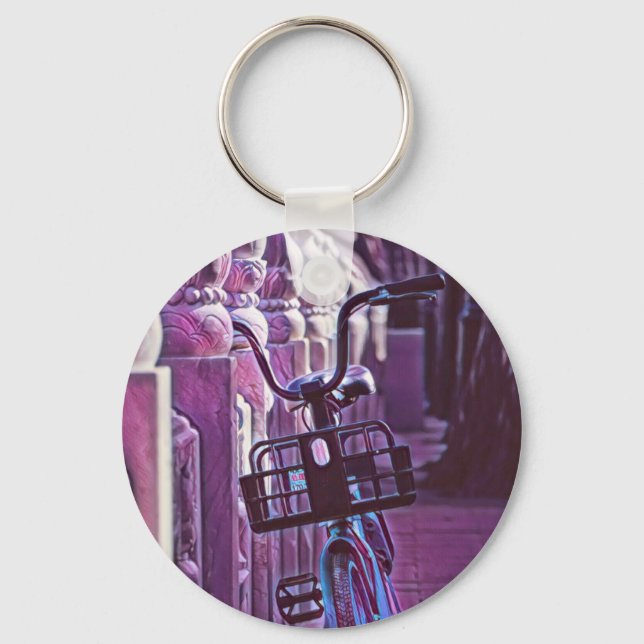 Gifts for cyclists keychain (Front)