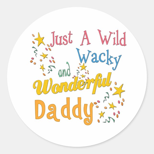 Gifts For Dads Classic Round Sticker (Front)