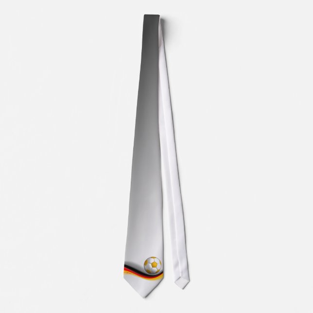 Gifts for German Football Soccer Players Tie (Front)