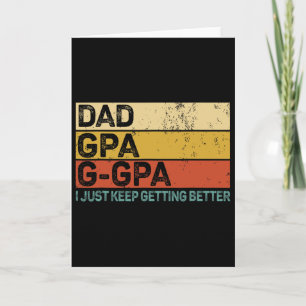Gifts For Grandpa From Grandkids Dad Gpa G-gpa Gre Card