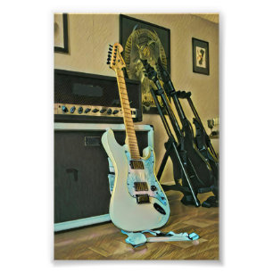Gifts for guitar lovers photo print