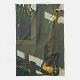 Gifts for guitar players kitchen towel