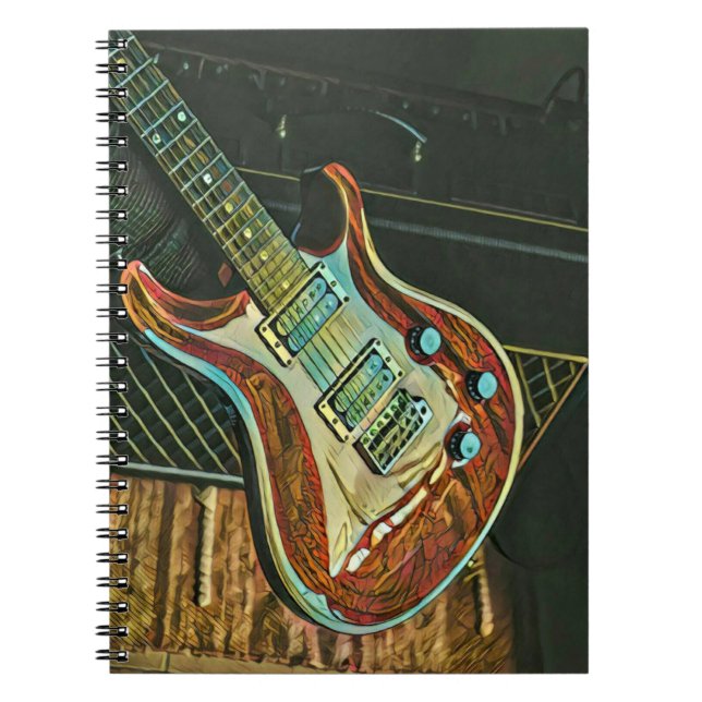 Gifts for guitarist notebook (Front)