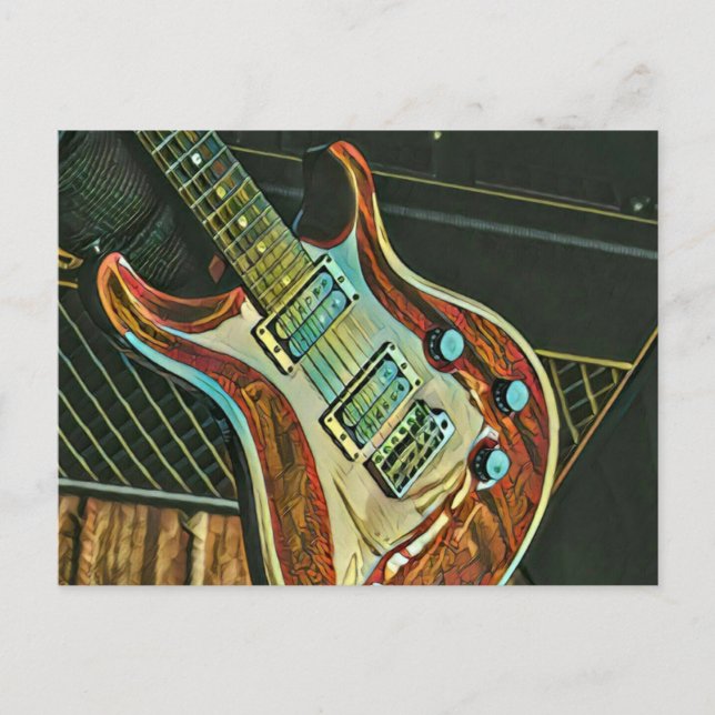 Gifts for guitarist postcard (Front)
