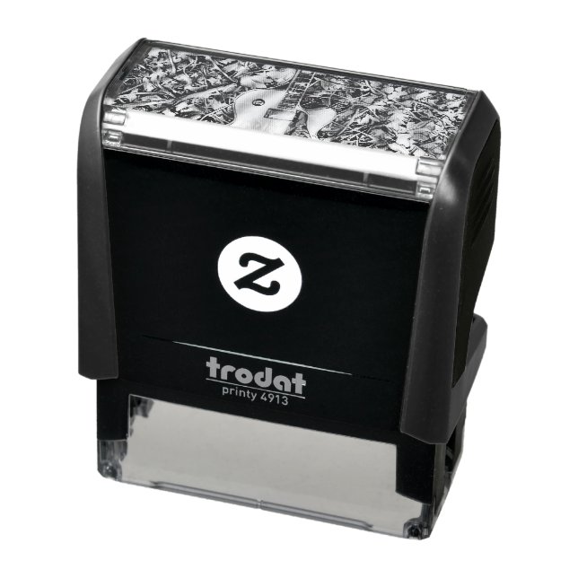 Gifts for guitarist self-inking stamp (Product)