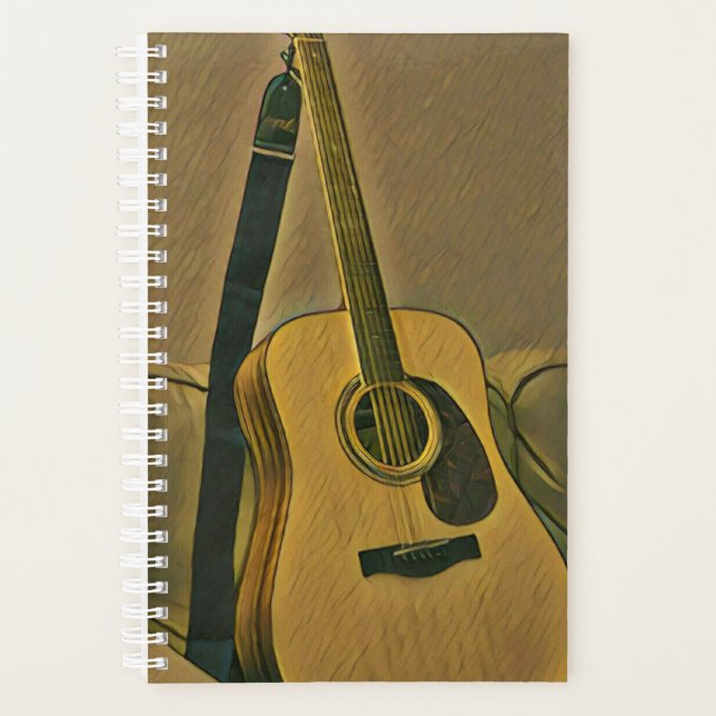 Gifts for guitarists planner (Front)