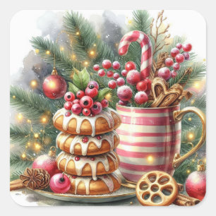 GIFTS FOR HER,HIM SQUARE STICKER