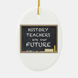 GIFTS FOR HISTORY TEACHERS CERAMIC ORNAMENT