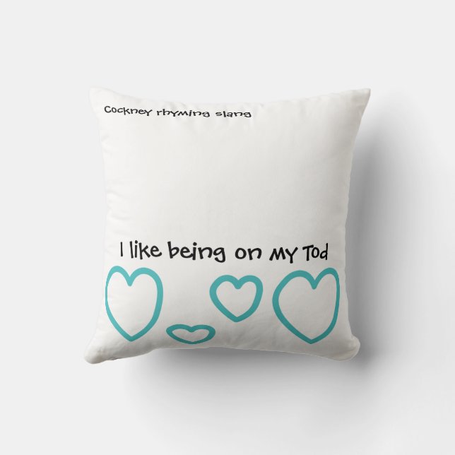 gifts for introverts  throw pillow (Back)