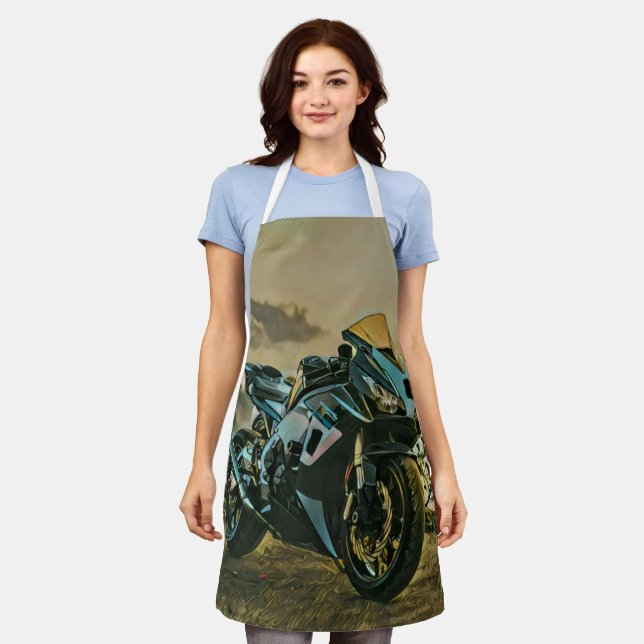 Gifts for motorcyclist apron (Worn)