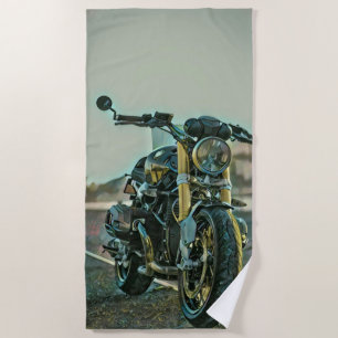Gifts for motorcyclists beach towel