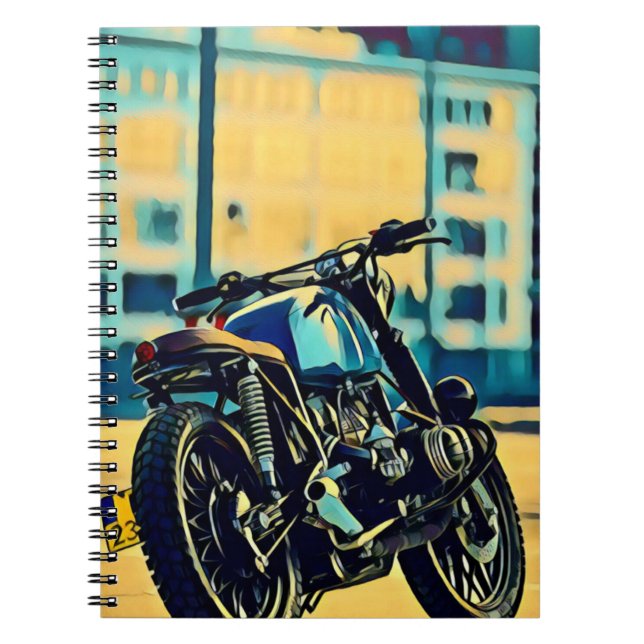 Gifts for motorcyclists notebook (Front)