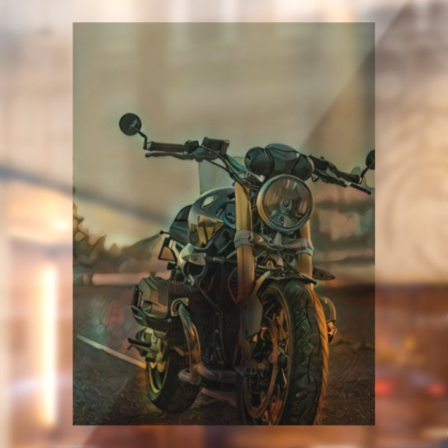 Gifts for motorcyclists window cling (Sheet 2)