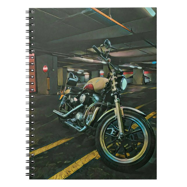 gifts for new motorcyclists notebook (Front)