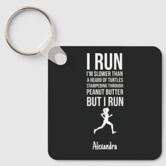 Gifts For New Runners Funny Personalized Custom Keychain