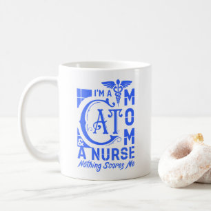 Gifts for Nurse Cat Mom Coffee Mug