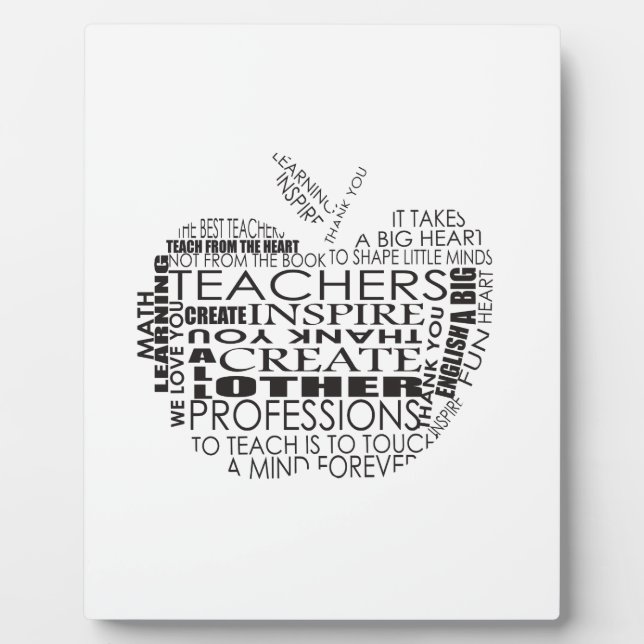 Gifts for Teachers Plaque (Front)