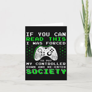 Gifts For Teen Boys - If You Can Read This Video G Card
