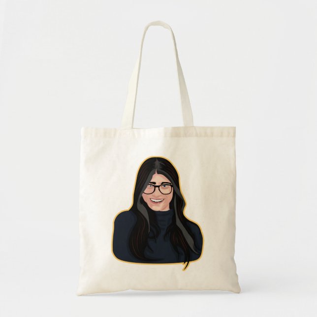 Gifts For Women Art Work Of Mia Khalifa Graphic Fo Tote Bag (Front)