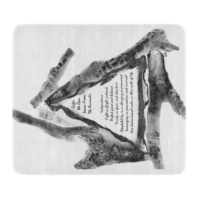 Gifts From Animals Cutting Board (Front)