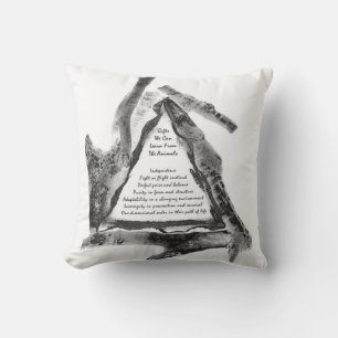 Gifts From Animals Throw Pillow