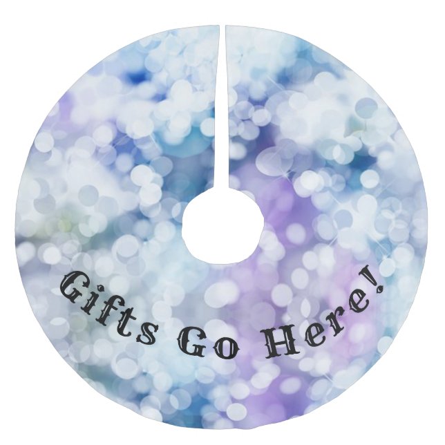 Gifts Go Here! Christmas Tree Skirt (Front)