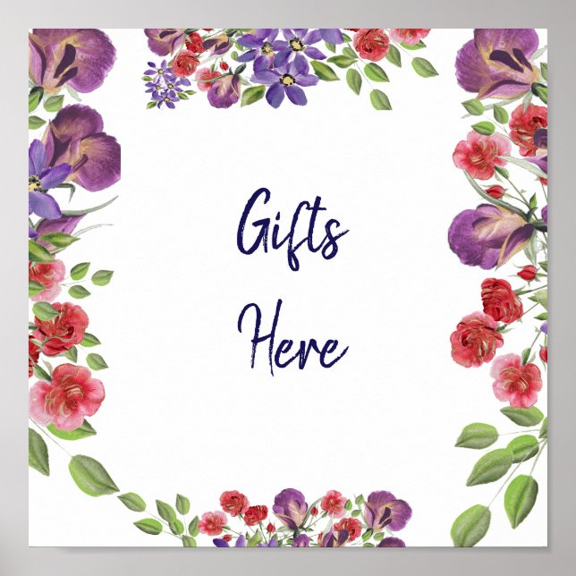 Gifts Here Sign (Front)