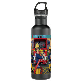 Gifts Idea Cartoon Fireman Names For Sam Children  710 Ml Water Bottle