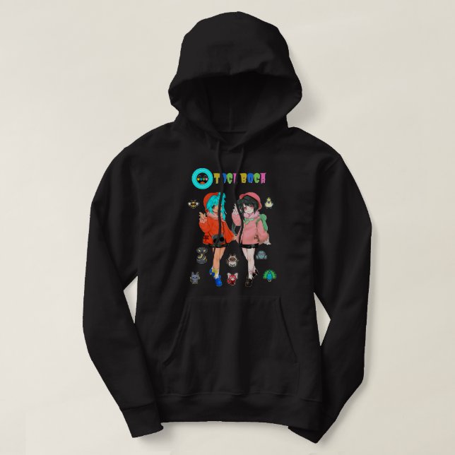Gifts Idea Manga Toca Boca Anime Love You Hoodie (Design Front)