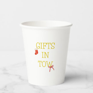 Gifts in Tow Christmas Paper Cups
