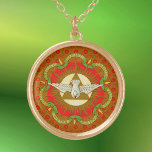 Gifts of the Holy Spirit (BK 026) Gold Plated Necklace<br><div class="desc">“Come, Holy Spirit, fill the hearts of Thy faithful and enkindle in them the fire of Thy love.” Thus begins one of the most well-known Roman Catholic prayers to the Third Person of the Blessed Trinity. On Pentecost, fifty days after Christ’s Resurrection, the Holy Spirit descended amid a mighty wind...</div>
