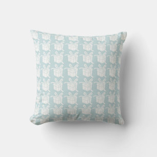 Gifts on Mint Throw Pillow