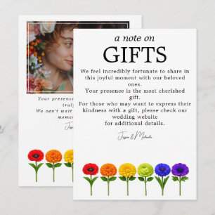 🌈 Gifts + Photo LGBTQ Flourish Together  Enclosure Card