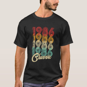 Gifts Present Funny 1986 Men Women 40th Design For T-Shirt