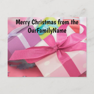 Gifts Presents Christmas Customize Postcard