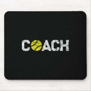 Gifts Softll Coaches Appreciation - Softll Coach Mouse Pad