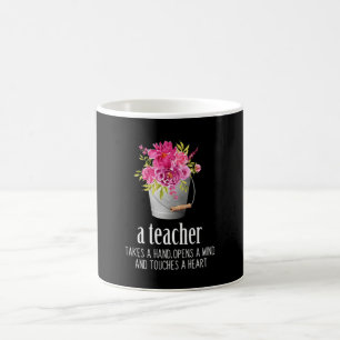 Gifts Teacher   A Teacher Takes A Hand Coffee Mug