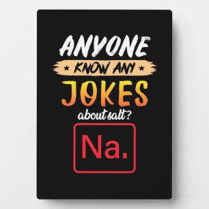 Gifts Teacher Anyone Know Any Jokes About Salt Plaque