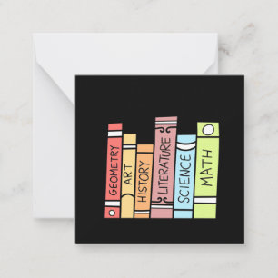 Gifts Teacher Back to School Homeschool Card