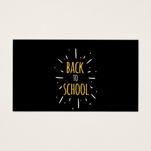Gifts Teacher | Back To School Now (Front)