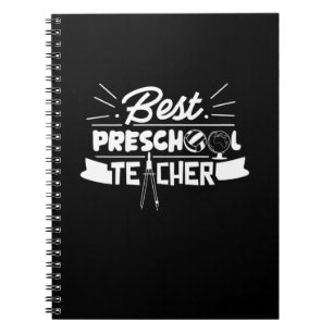 Gifts Teacher Best Preschool Teacher Notebook