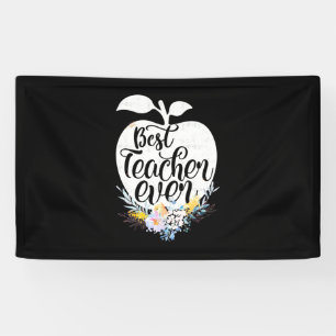 Gifts Teacher Best Teacher Flower Ever Banner