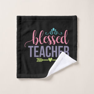 Gifts Teacher Blessed Teacher Wash Cloth